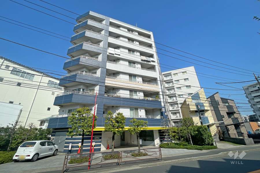 クレッセント武蔵小杉グランデイズ弐番館の外観（北西側から）