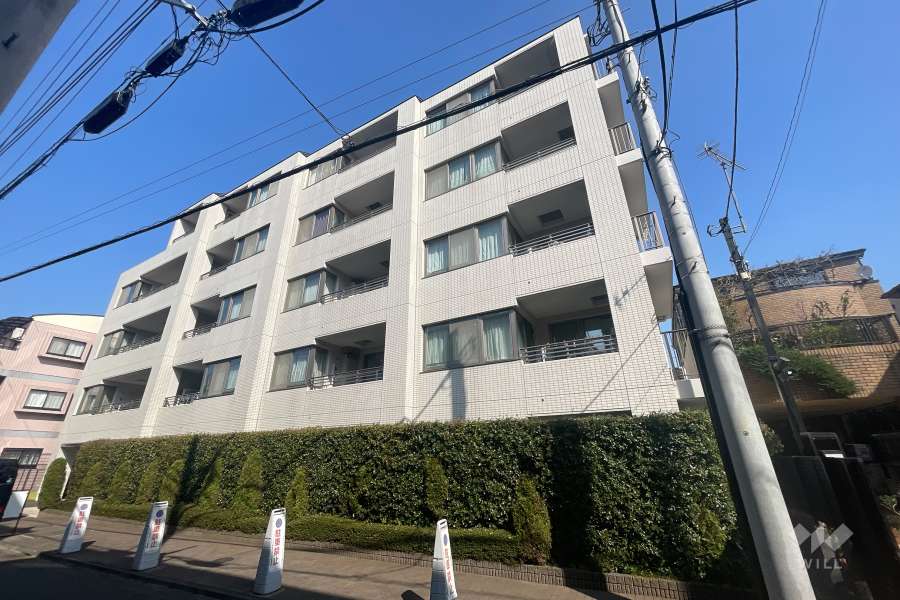 パークハウス新丸子リサージュの外観（南東側から）
