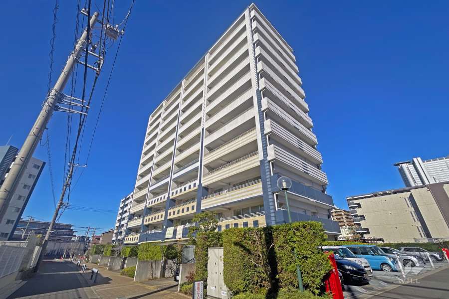 武蔵小杉グランデイズ参番館の外観（南東側から）