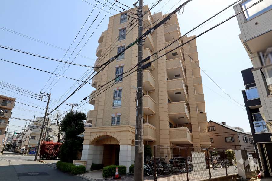 グランシティ平間レフルーヴの外観（北西側から）