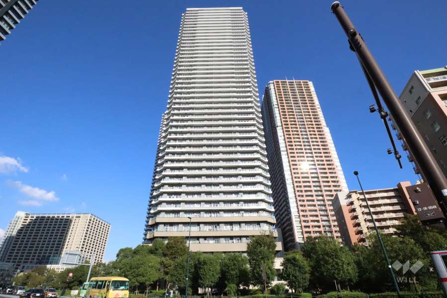 リエトコート武蔵小杉ザクラッシィタワーの外観(北西側から)