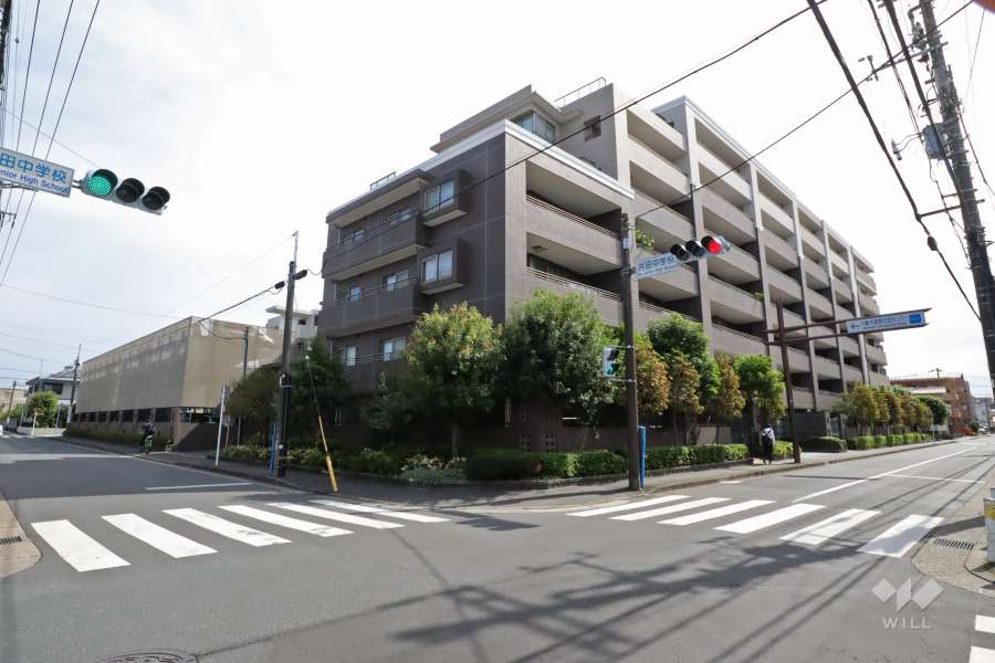 グランフォート元住吉の外観(北西側から)