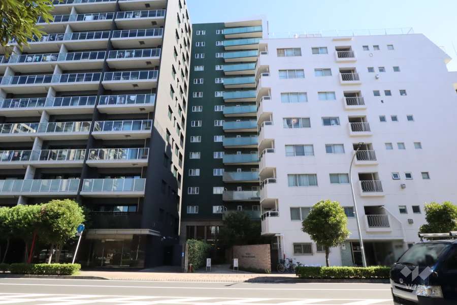パークスクエア多摩川グリーンレジデンスの外観(西側から)