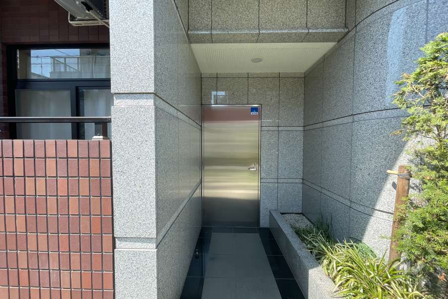 駐輪場の出入り口