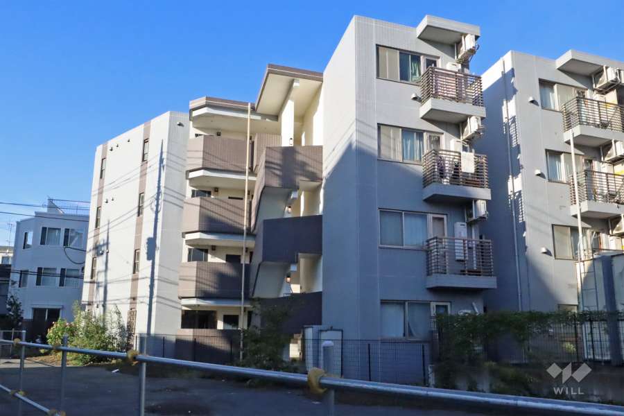 ヴェルト武蔵小杉ウエストの外観（南西側から）