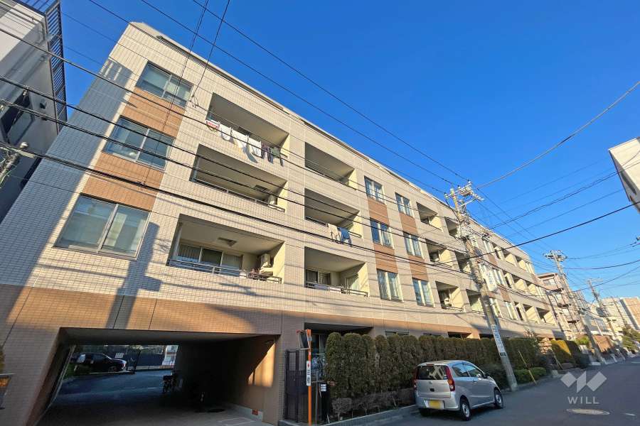 マンションの外観(南西側から)