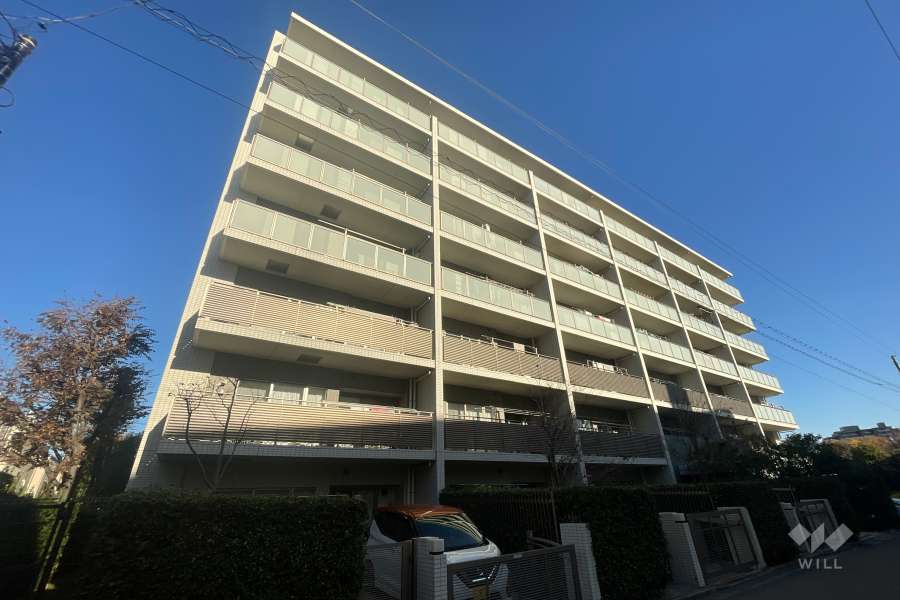 グランシーナ多摩川の外観（南側から）