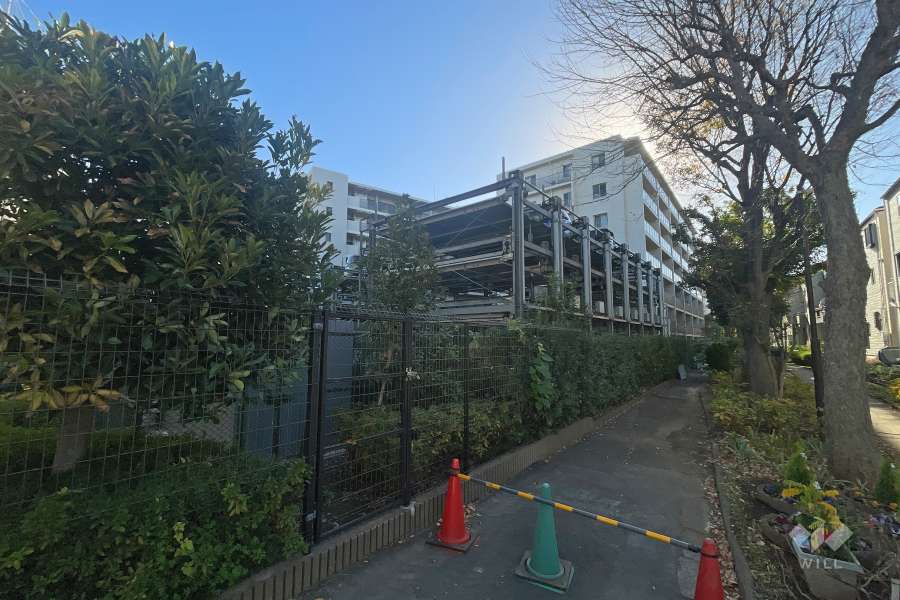 グランシーナ多摩川の外観（北西側から）