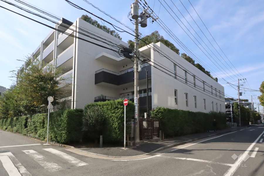 クレッセント新川崎エグゼの外観(北東側から)