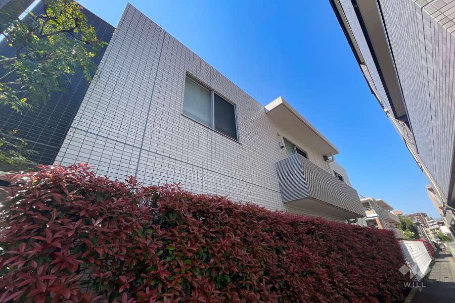 ブランディア武蔵中原の外観（北東側から）