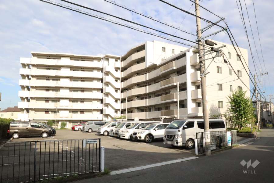 イニシア武蔵中原の外観（北西側から）