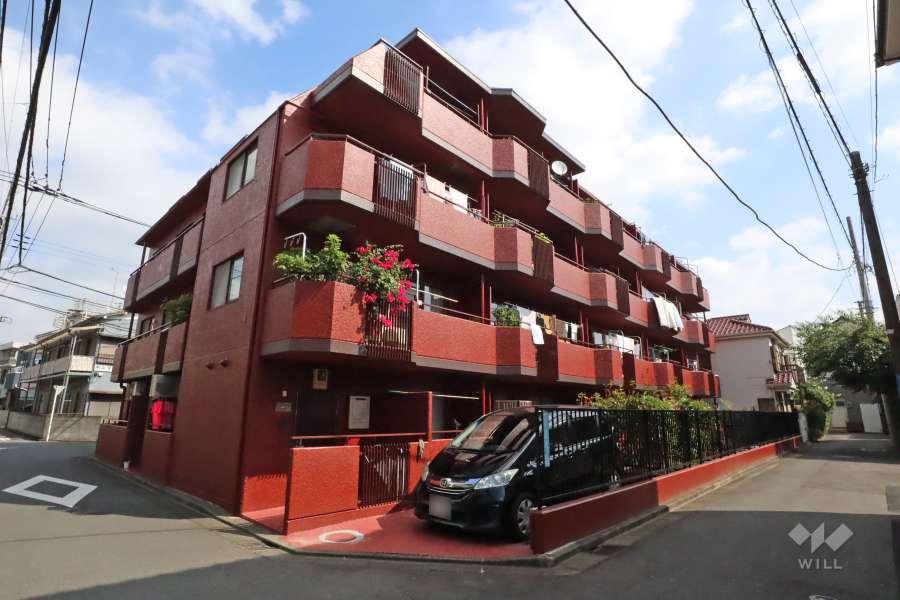 セザール武蔵新城の外観(南西側から)