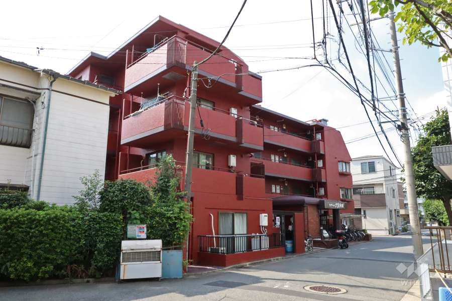 セザール武蔵新城の外観(北東側から)