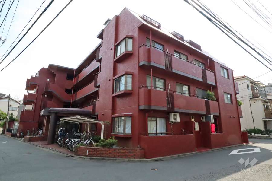 セザール武蔵新城の外観(北西側から)