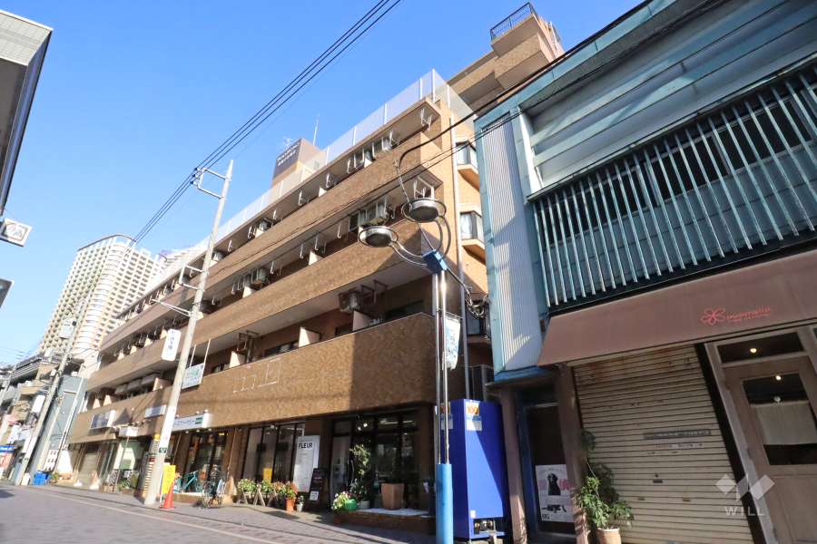 ライオンズマンション武蔵小杉第2の外観(西側から)