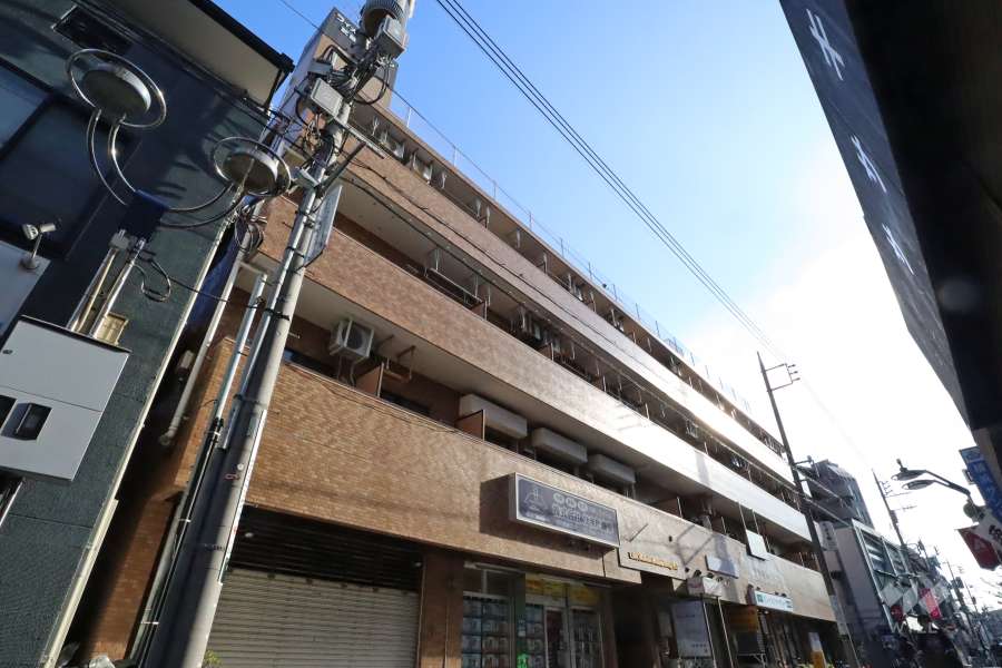 ライオンズマンション武蔵小杉第2の外観(北側から)