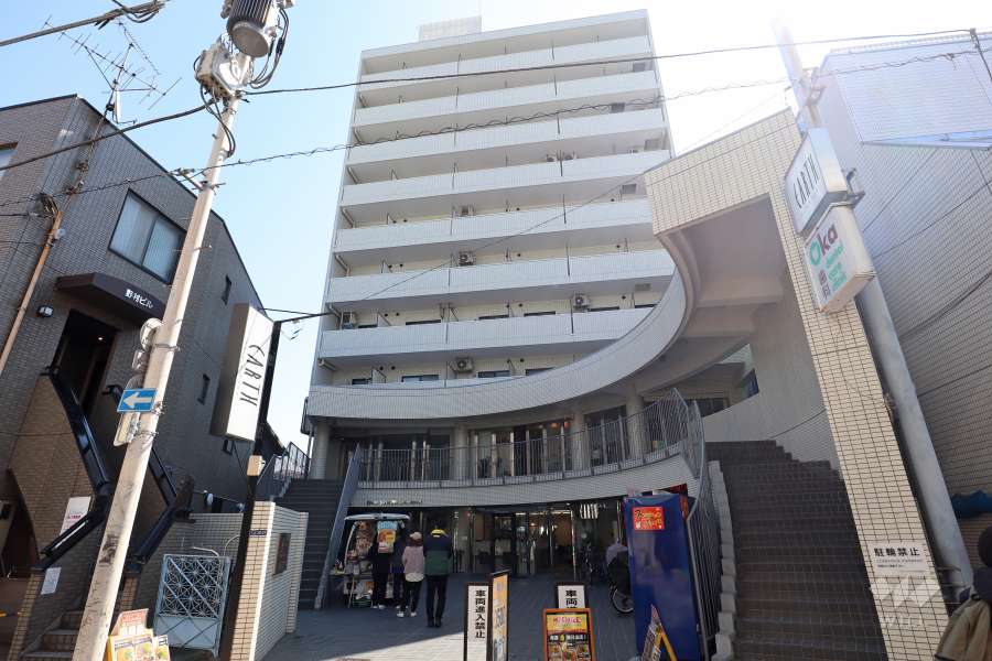 ライオンズプラザ元住吉の外観（北側から）　