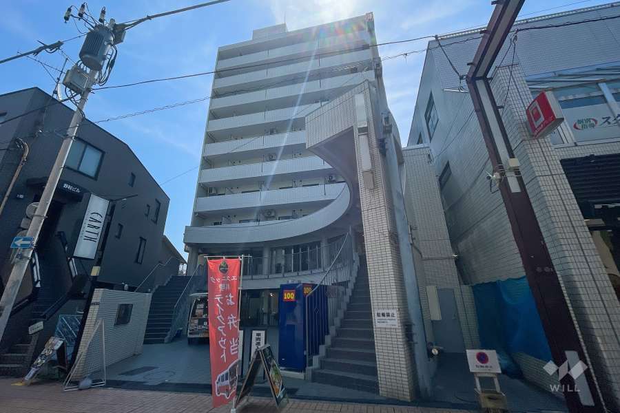 ライオンズプラザ元住吉の外観（北西側から）　