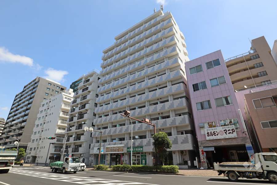 新丸子ダイカンプラザシティの外観（南西側から）　　