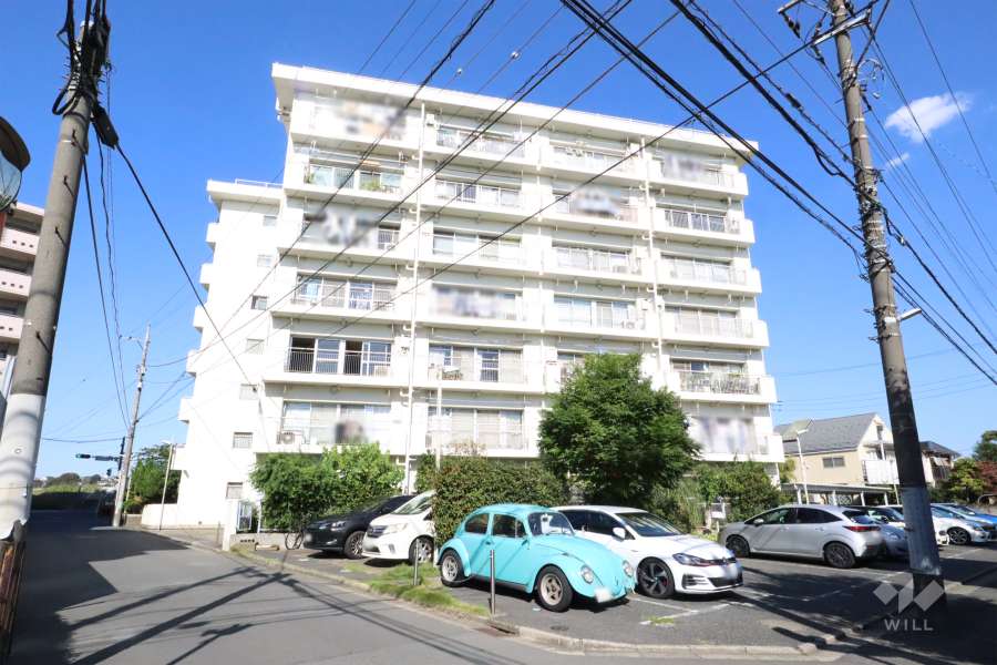 ニュー玉川マンションの外観(南西側から)