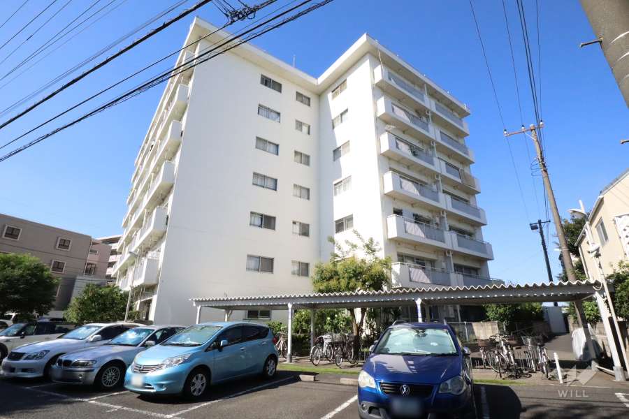 ニュー玉川マンションの外観(南東側から)