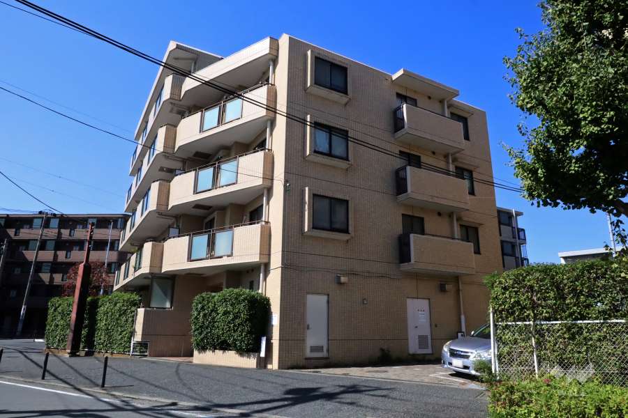 元住吉パークホームズの外観(北東側から)