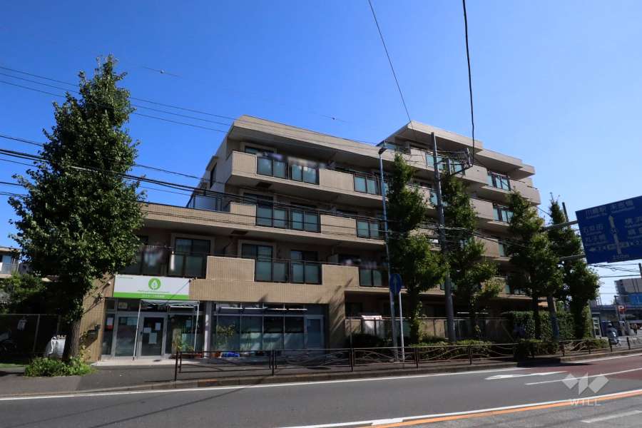 元住吉パークホームズの外観(北西側から)