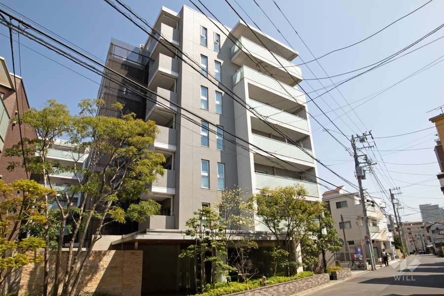 パークホームズ多摩川中丸子ウエルコートの外観（南西側から）