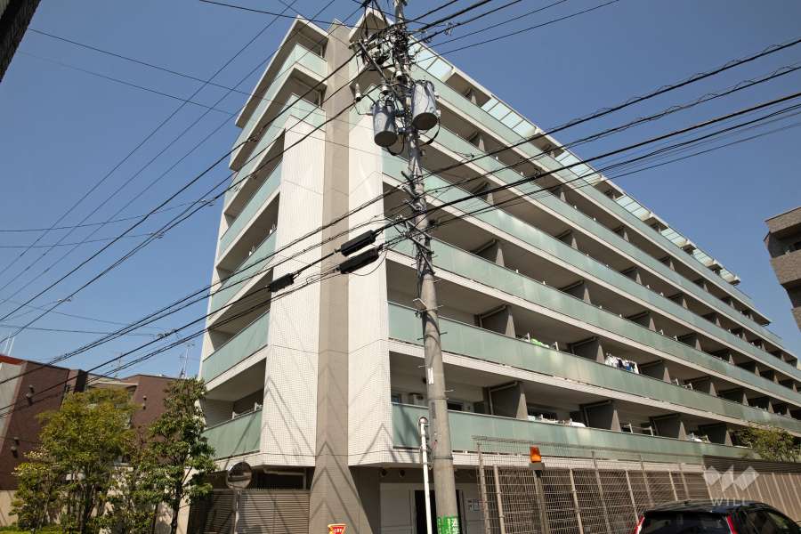 パークホームズ多摩川中丸子ウエルコートの外観（南側から）