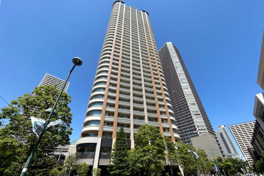 パークシティ武蔵小杉の外観(南西側から)