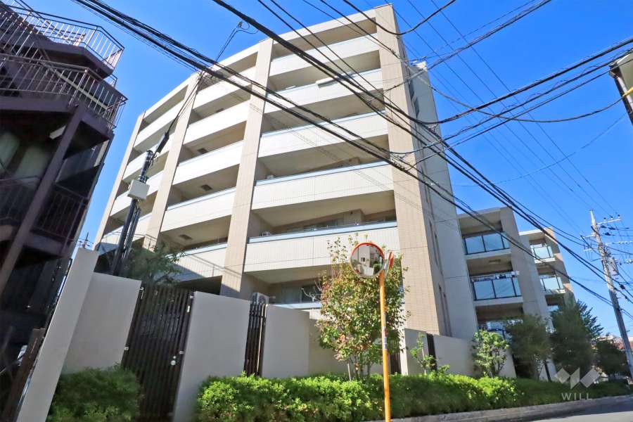 ジオイニシア武蔵小杉の外観(南東側から)