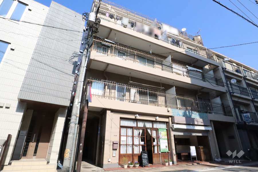 泉シャトーの外観（南西側から）