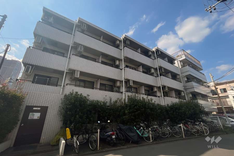 スカイコート武蔵小杉４の外観（南東側から）