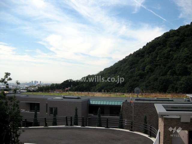 マンション西側の眺望