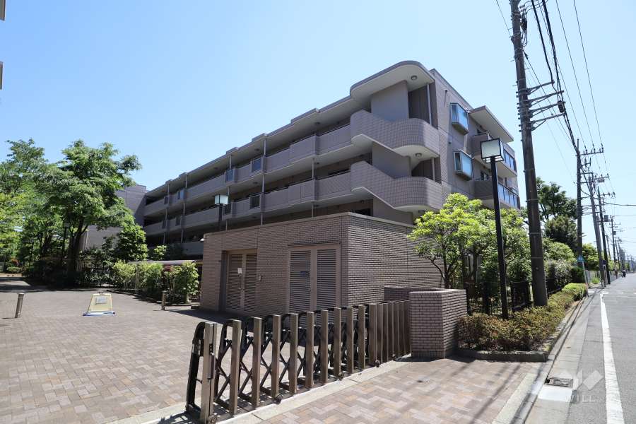 レシオン武蔵小杉の外観(北西側から