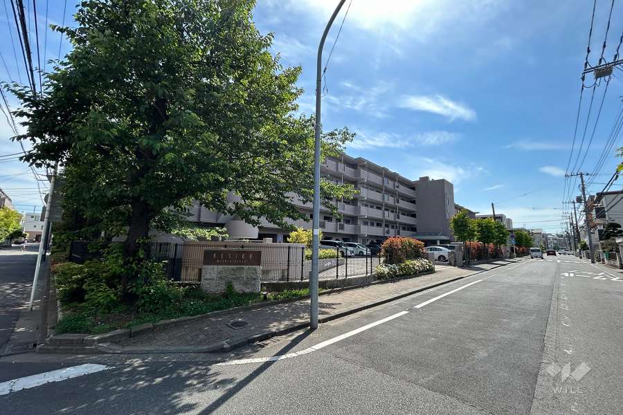 レシオン武蔵小杉の外観(北東側から)