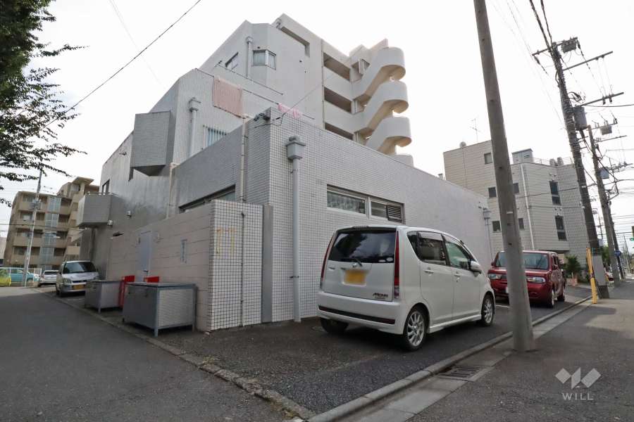 しらかばポイント1の外観（北東側から）