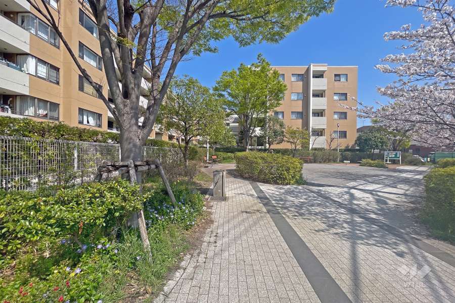 隣接する『上小田中１丁目公園』