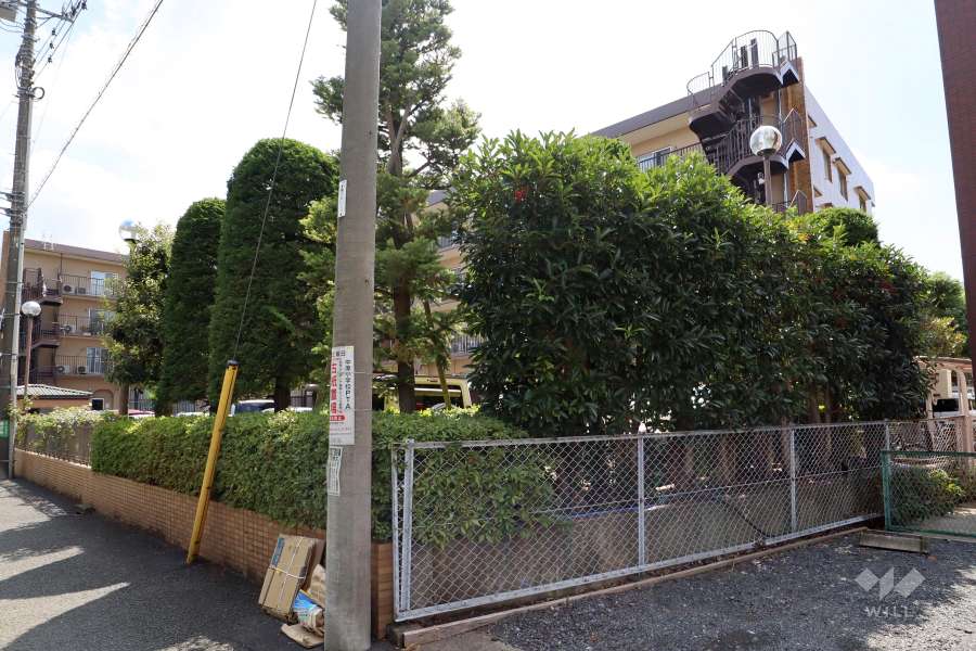 ローズハイツ武蔵小杉の外観（北西側から）