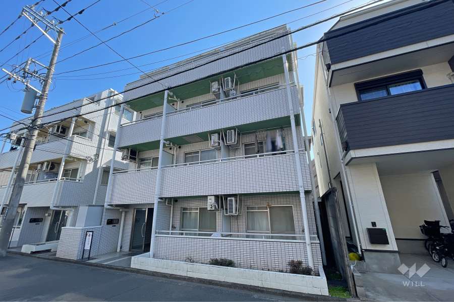 スカイコート元住吉第2の外観（南西側から）