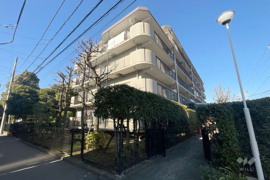 日商岩井第三武蔵小杉マンションの外観（南西側から）