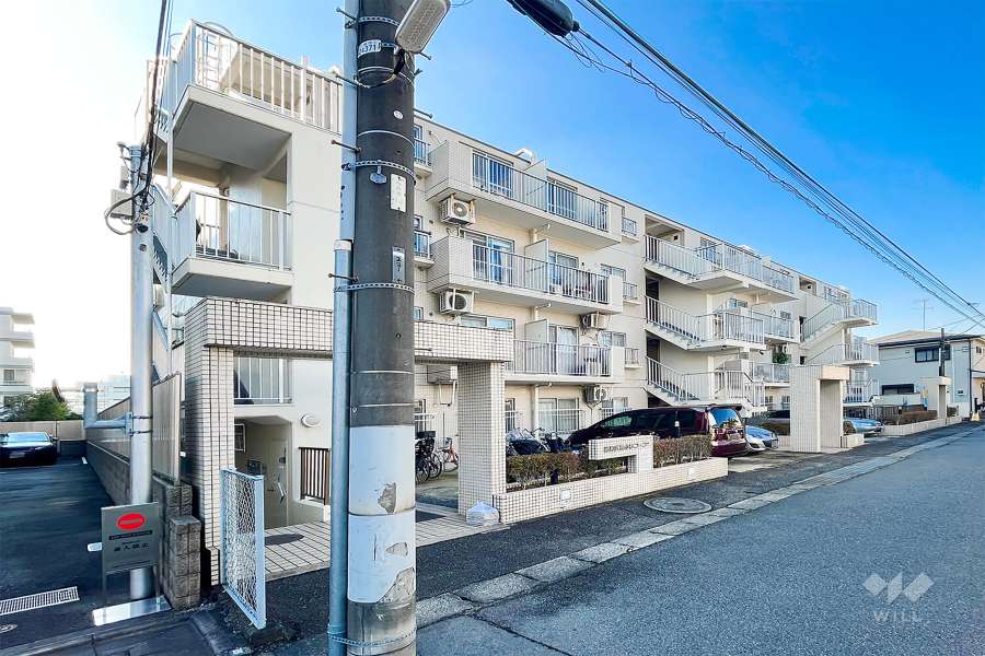 藤和武蔵小杉コープの外観（北東側から）　