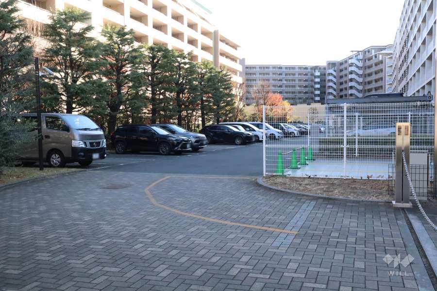 駐車場の出入り口
