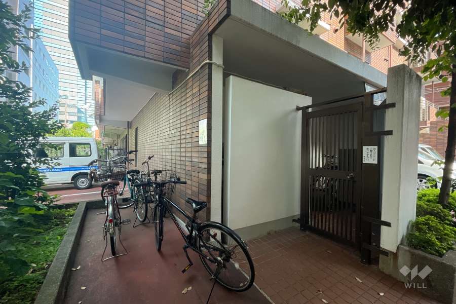 駐輪場の出入り口