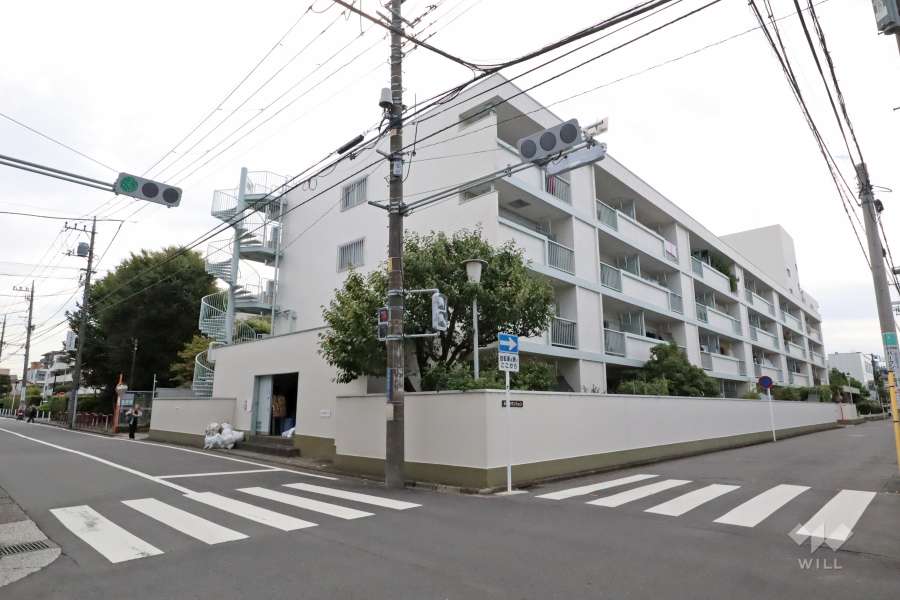 元住吉マンションの外観（北西側から）