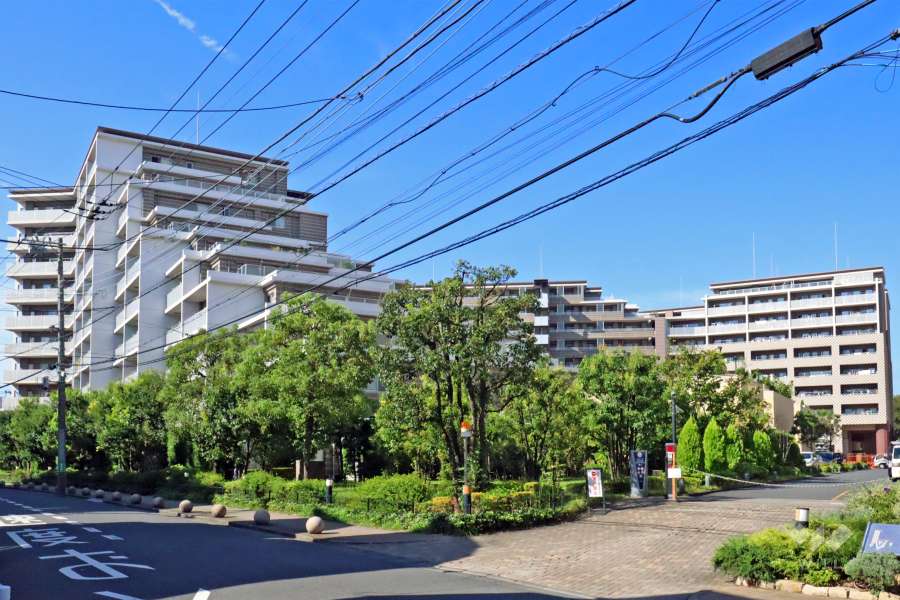 ザクレストシティの全体外観(北東側から)