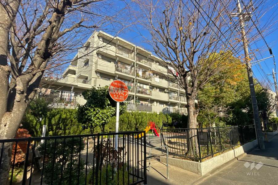 武蔵小杉ハウスの外観（南西側から）