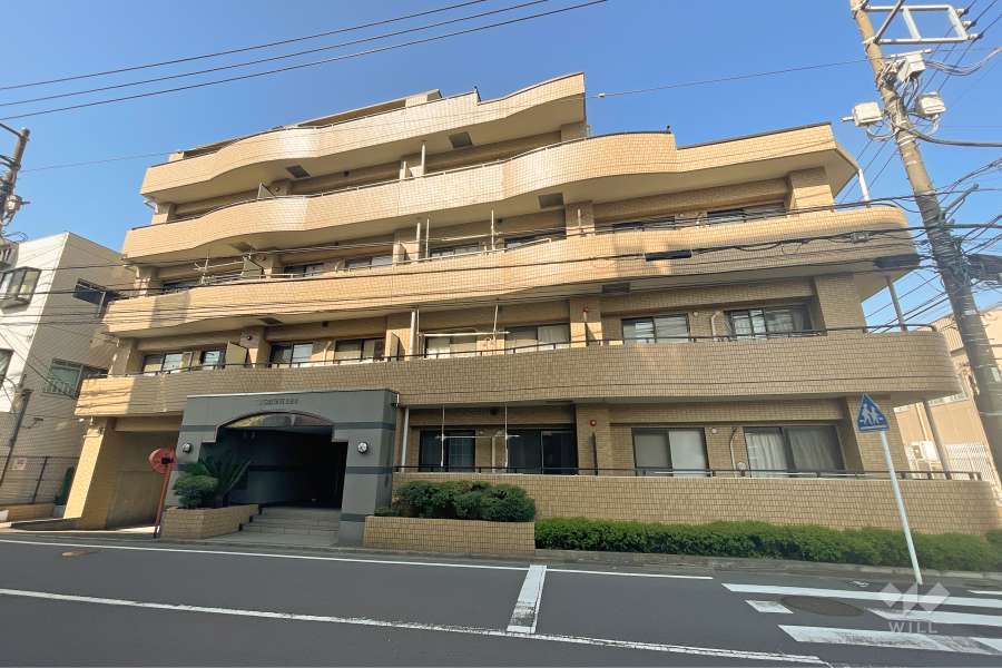 ラコスタ7元住吉の外観（東側から）