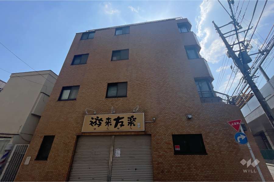 ライオンズマンション新丸子の外観（北西側から）