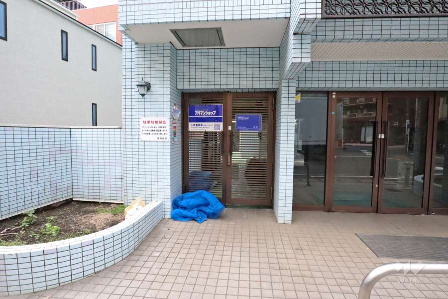 駐輪場の出入り口